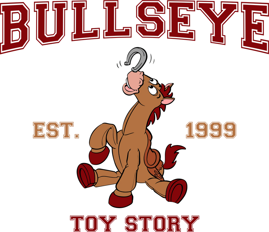 Disney Toy Story Bullseye Design - DTF Ready To Press