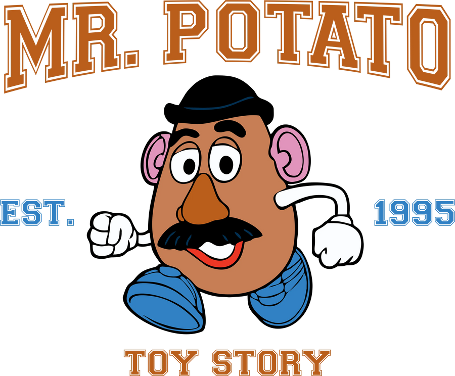Disney Toy Story Mr. Potato Design - DTF Ready To Press