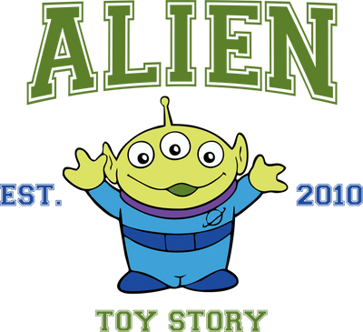 Disney Toy Story Alien Design - DTF Ready To Press - DTF Dallas 