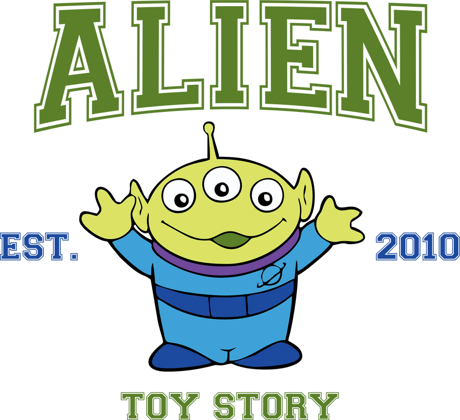 Disney Toy Story Alien Design - DTF Ready To Press