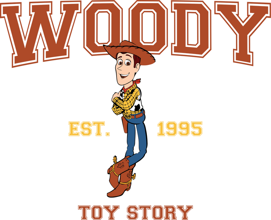 Disney Toy Story Woody Design - DTF Ready To Press