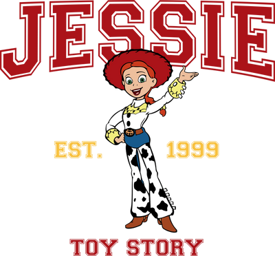 Disney Toy Story Jessie Design - DTF Ready To Press - DTF Dallas 