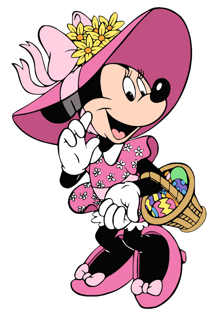 Easter Minnie Mouse Disney Design | DTF Dallas