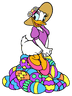 Easter Daisy Duck Disney Design - DTF Ready To Press