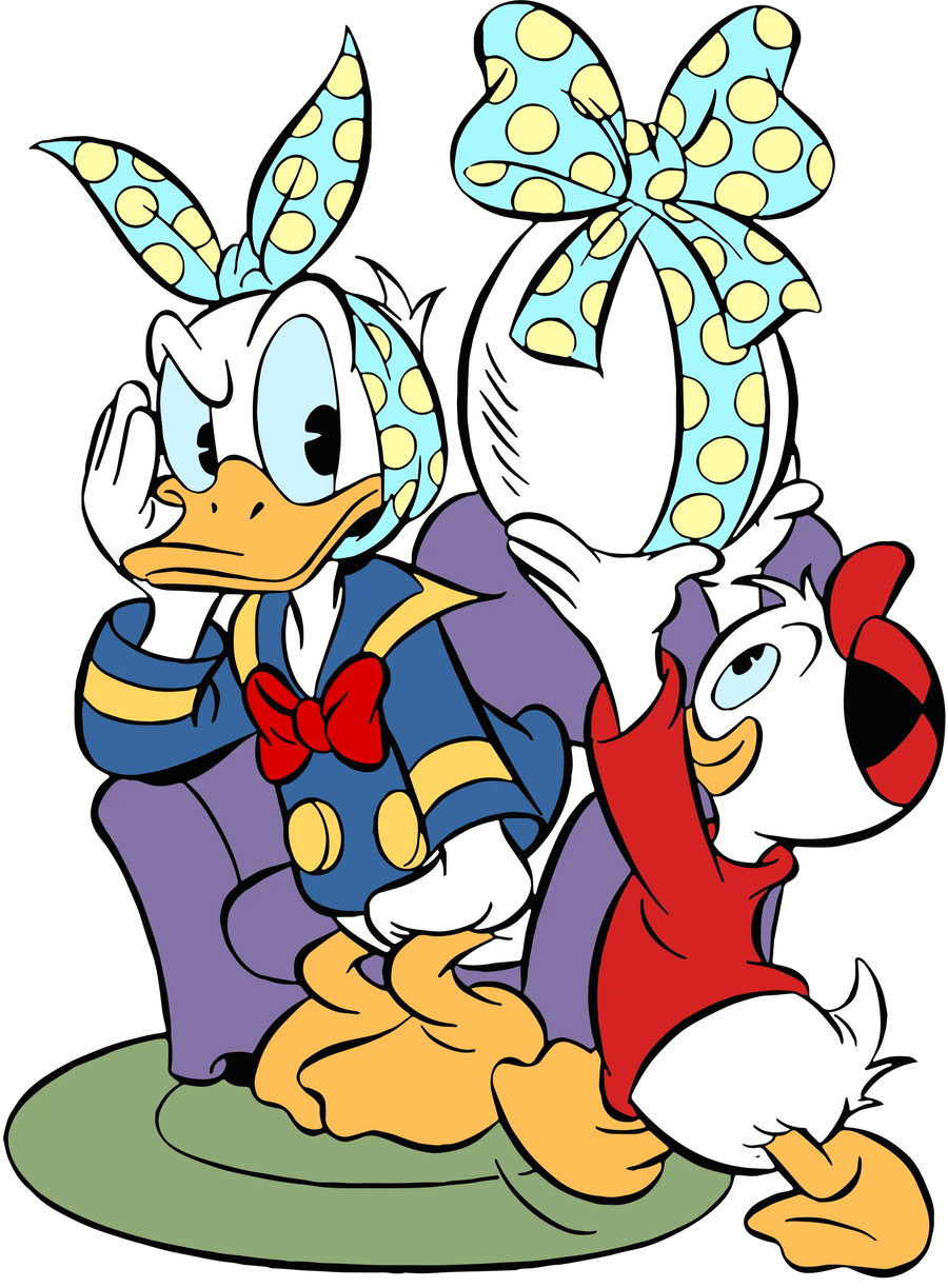 Easter Donald Duck Disney Design - DTF Ready To Press