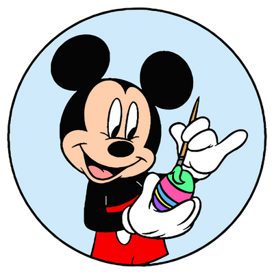 Easter Mickey Mouse Egg Painting Disney Design | DTF Dallas - DTF Dallas 