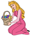 Easter Sleeping Beauty Disney Princess Design - DTF Ready To Press