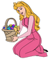 Easter Sleeping Beauty Disney Princess Design - DTF Ready To Press
