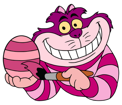 Easter Cheshire Cat Disney Design - DTF Ready To Press - DTF Dallas 