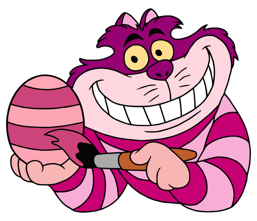 Easter Cheshire Cat Disney Design - DTF Ready To Press