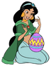 Easter Jasmine Disney Princess Design - DTF Ready To Press