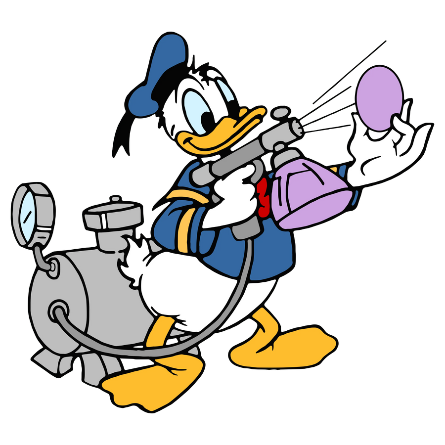Donald Duck Paint Egg Easter Design | DTF Dallas