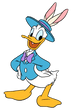 Donald Duck Easter Design - DTF Ready To Press