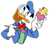 Disney Painting Egg Donald Duck Easter Design - DTF Ready To Press