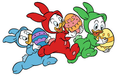 Huey Dewey and Louie Duck Collect Eggs Easter | DTF Dallas - DTF Dallas 