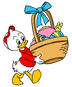 Disney Huey Duck Easter Design - DTF Ready To Press