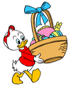 Disney Huey Duck Easter Design - DTF Ready To Press