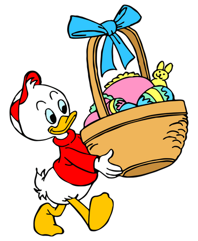 Disney Huey Duck Easter Design - DTF Ready To Press - DTF Dallas 