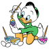 Disney Louie Duck Easter Design - DTF Ready To Press