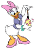 Disney Daisy Duck Easter Design - DTF Ready To Press