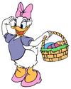Daisy Duck Easter Design - DTF Ready To Press