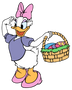Daisy Duck Easter Design - DTF Ready To Press
