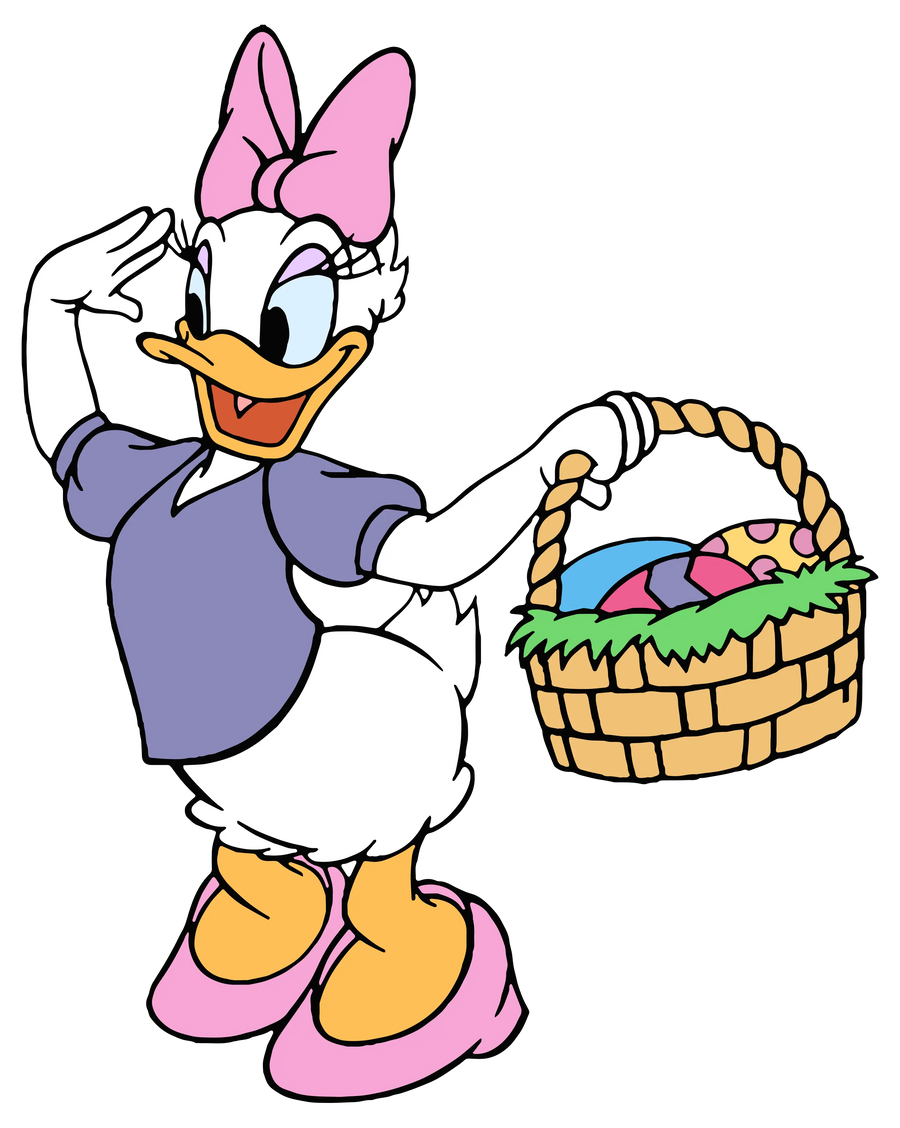 Daisy Duck Easter Design - DTF Ready To Press