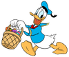 Donald Duck Easter Design - DTF Ready To Press