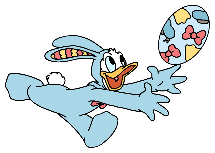 Donald Duck Easter Hunting Design - DTF Ready To Press