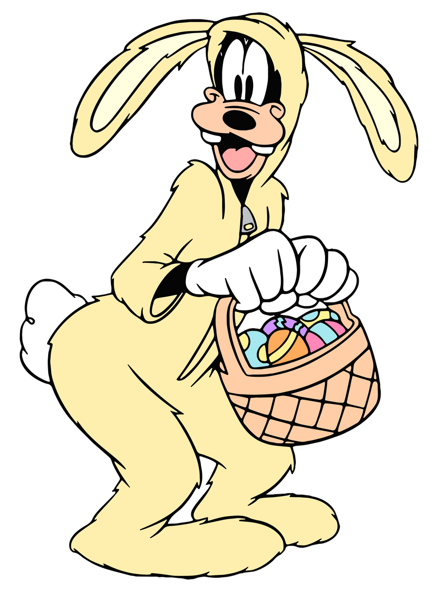 Goofy Easter Hunting Design - DTF Ready To Press