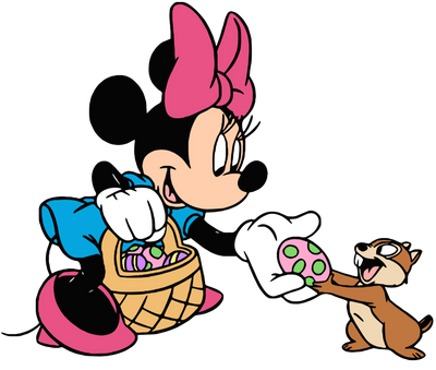 Minnie Mouse Easter Hunting Design | DTF Dallas - DTF Dallas 