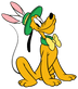 Disney Pluto Easter Design - DTF Ready To Press