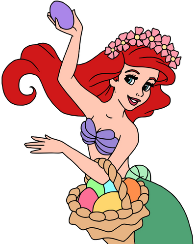 Disney Princess Ariel Easter Design | DTF Dallas - DTF Dallas 