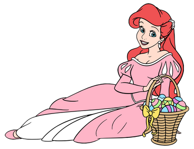 Disney Princess Ariel Easter Hunting Design | DTF Dallas - DTF Dallas 