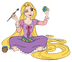 Tangled Rapunzel Easter Design - DTF Ready To Press