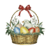 Easter Egg Basket Design - DTF Ready To Press