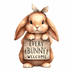 Every Bunny Welcome Easter Design - DTF Ready To Press