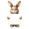 Easter Cute Rabbit Design - DTF Ready To Press