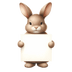 Easter Cute Rabbit Design - DTF Ready To Press