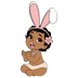 Baby Moana Easter Design - DTF Ready To Press