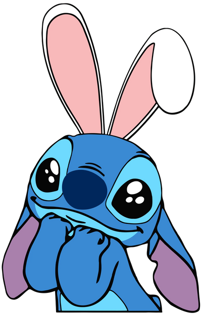 Lilo And Stitch Easter Party Design - DTF Ready To Press - DTF Dallas 