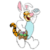 Winnie The Pooh Tigger Egg Hunting Easter Design - DTF Ready To Press