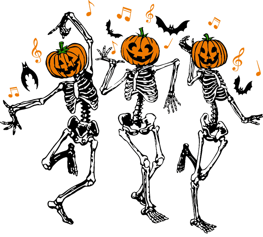 Halloween Dancing Skeleton Design | DTF Dallas