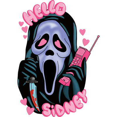 Halloween Hello Sidney Design - DTF Ready To Press