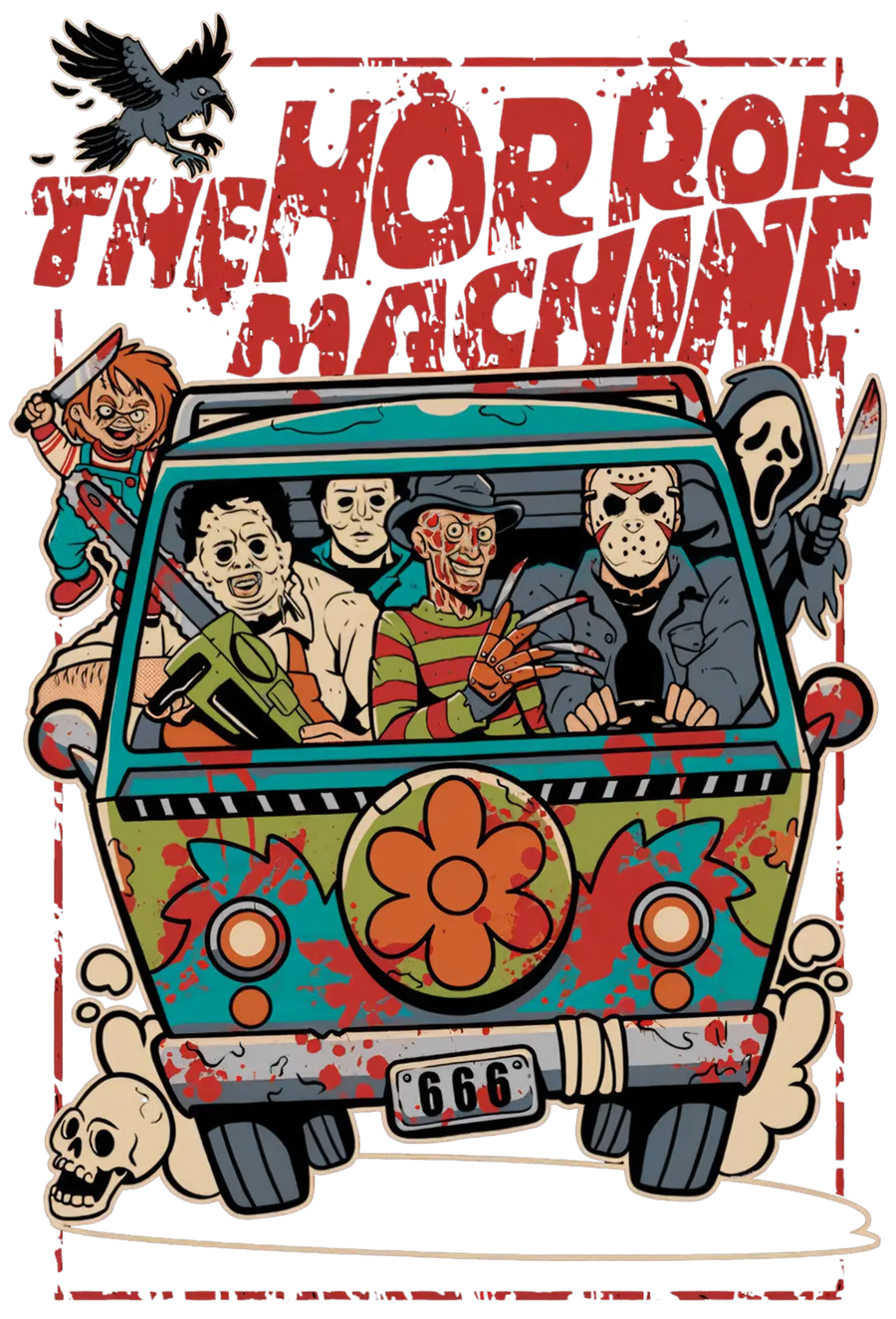 The Horror Machine Halloween Design | DTF Dallas