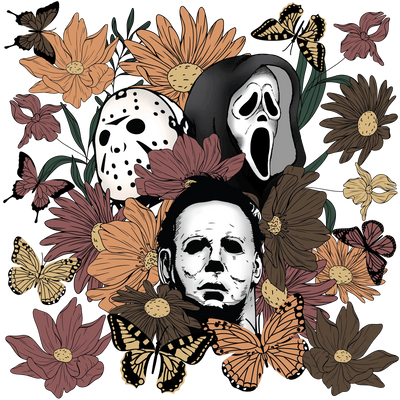 Halloween Movies Design - DTF Ready To Press - DTF Dallas 