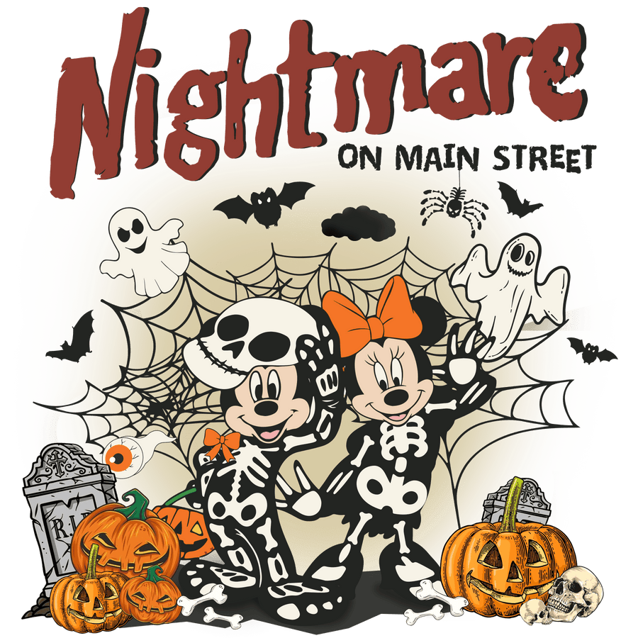 Nightmare Mickey Mouse Halloween Design | DTF Dallas