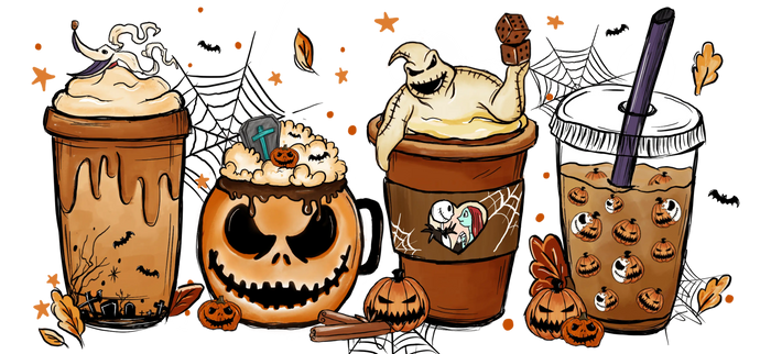 Mummy Halloween Design pressed on a garment
