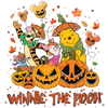 Winnie The Pooh Halloween Design - DTF Ready To Press