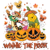 Winnie The Pooh Halloween Design - DTF Ready To Press